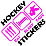 Hockey-Sticker