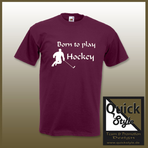 Kinder Hockey-Shirt - Born to play Hockey (Player)