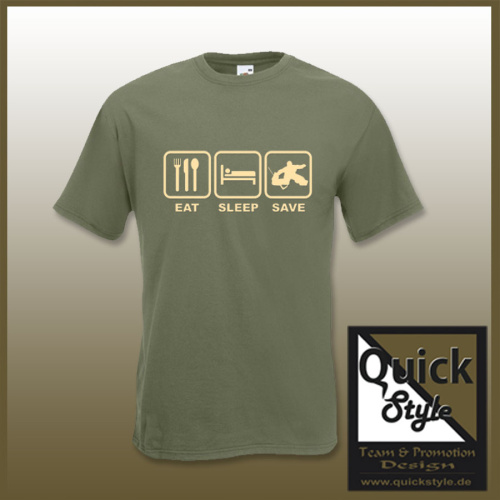 Kinder Hockey-Shirt - Eat-Sleep-Save